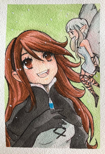 Agnes & Airy Watercolor Agnes & Airy Watercolor